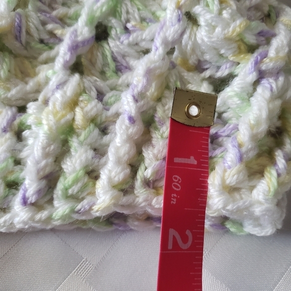 Super Slouch Pastel Color Crochet Hat - Picture 5 of 5